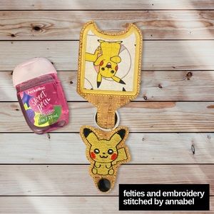 New hand sanitizer holder, fold over style, fits Bath & Body Works PocketBacs
